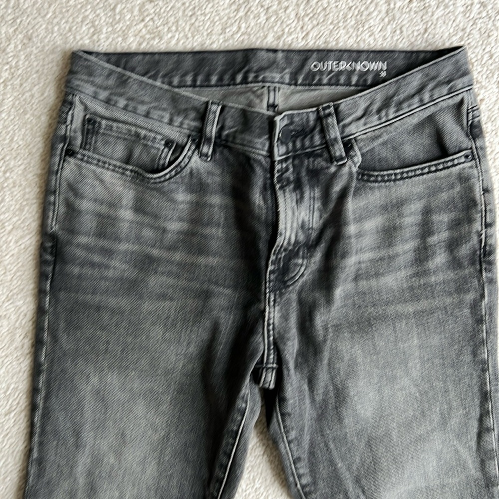 Outerknown Mens Jeans - Size 30x32 - Grey wash